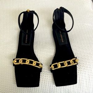 Good American black Mary Jane Sandals Size 8